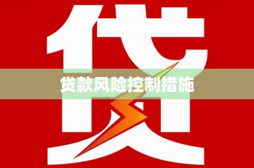 离石贷款风险控制措施