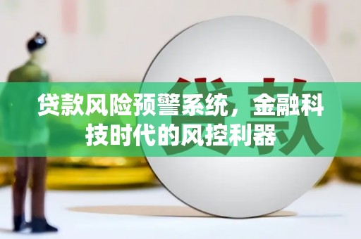 离石贷款风险预警系统，金融科技时代的风控利器