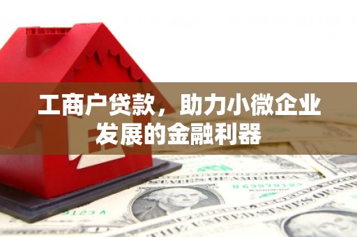 离石工商户贷款，助力小微企业发展的金融利器