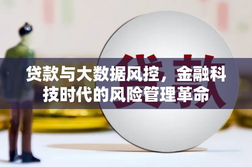 离石贷款与大数据风控，金融科技时代的风险管理革命