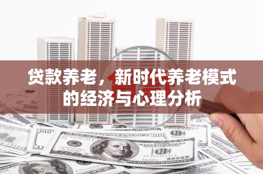 离石贷款养老，新时代养老模式的经济与心理分析