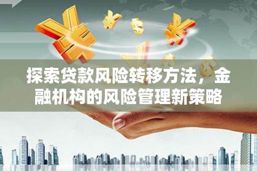 离石探索贷款风险转移方法，金融机构的风险管理新策略