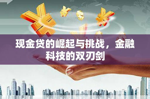 离石现金贷的崛起与挑战，金融科技的双刃剑