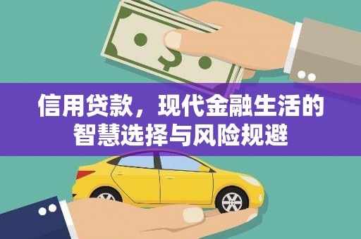 离石信用贷款，现代金融生活的智慧选择与风险规避