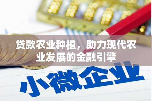 离石贷款农业种植，助力现代农业发展的金融引擎