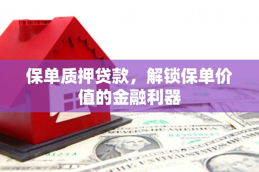 离石保单质押贷款，解锁保单价值的金融利器