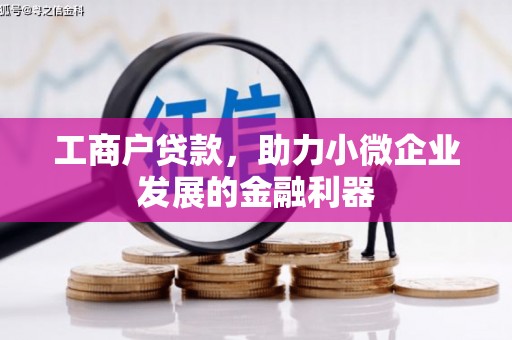 离石工商户贷款，助力小微企业发展的金融利器