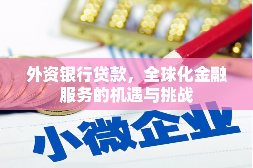 离石外资银行贷款，全球化金融服务的机遇与挑战