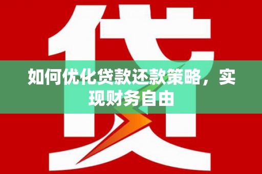 离石如何优化贷款还款策略，实现财务自由