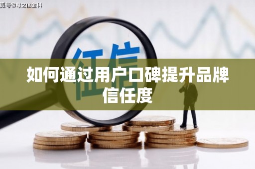 离石如何通过用户口碑提升品牌信任度