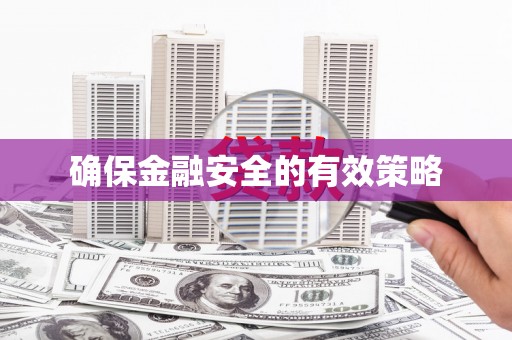 离石确保金融安全的有效策略