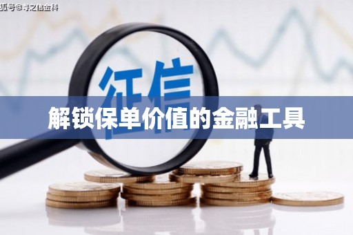 离石解锁保单价值的金融工具
