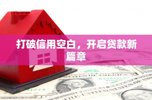 离石打破信用空白，开启贷款新篇章